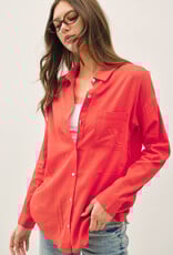 509 Broadway Oversized Classic Button Shirt