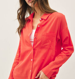 509 Broadway Oversized Classic Button Shirt
