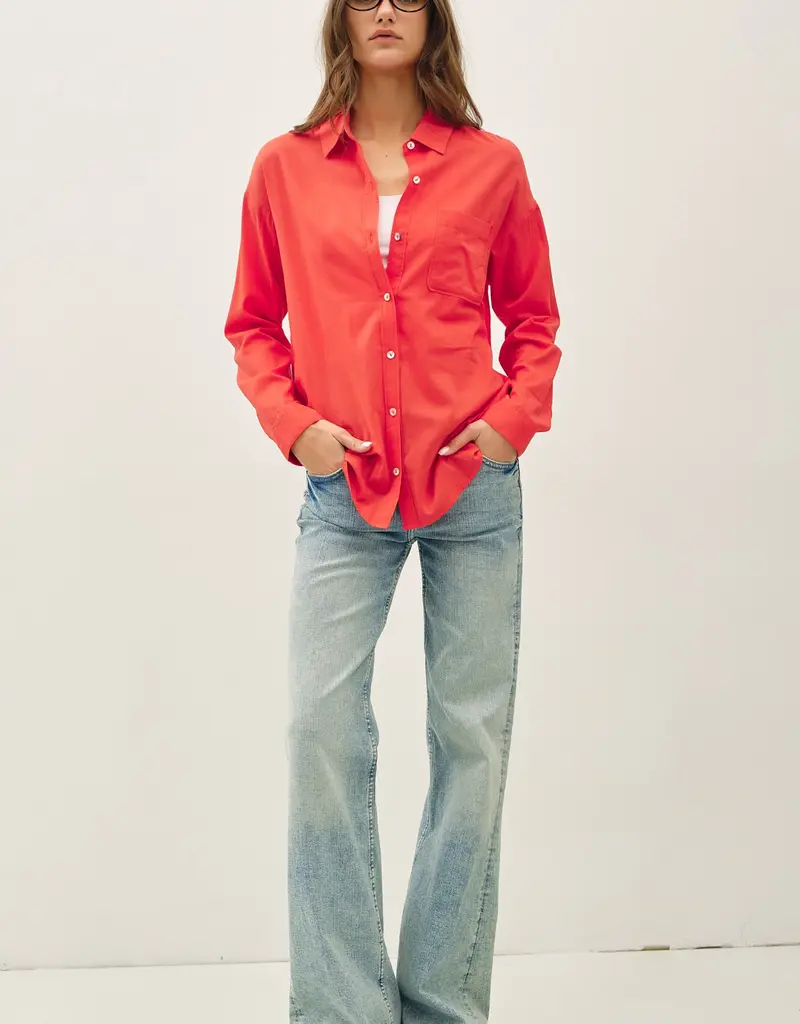 509 Broadway Oversized Classic Button Shirt