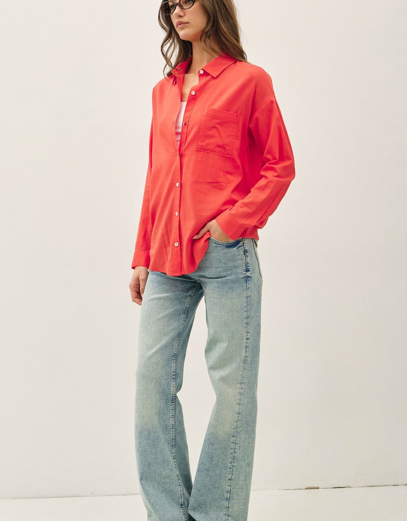 509 Broadway Oversized Classic Button Shirt