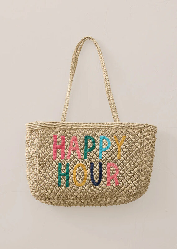 Z Supply Woven Jute Tote Bag