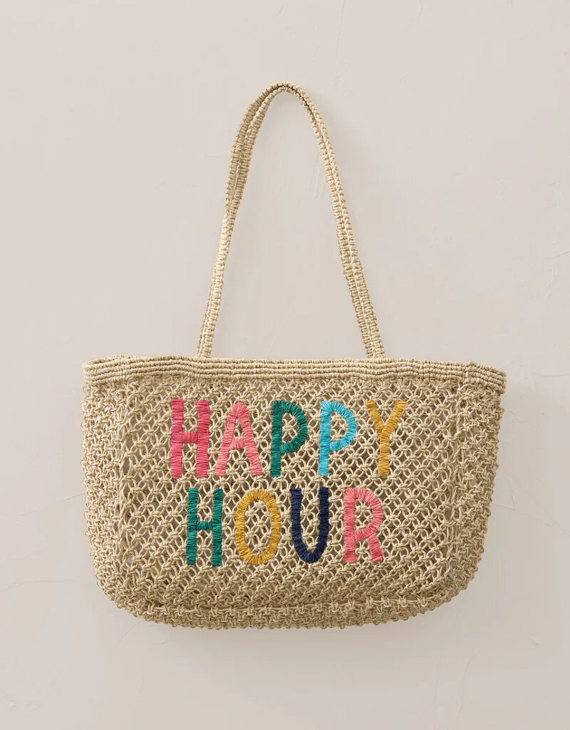 Z Supply Woven Jute Tote Bag