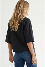 509 Broadway Boxy Half Sleeve Button Up Shirt