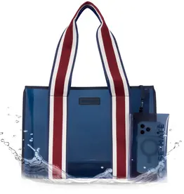 509 Broadway Rugby Stripe Jelly Tote Bag