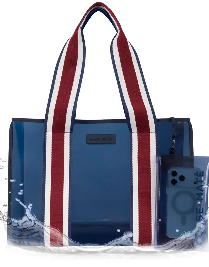509 Broadway Rugby Stripe Jelly Tote Bag