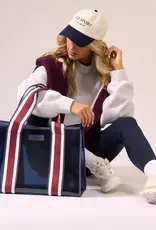 509 Broadway Rugby Stripe Jelly Tote Bag