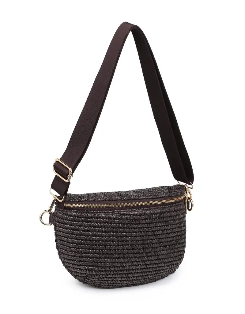 509 Broadway Large Checkered Belt Bag