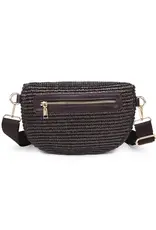 509 Broadway Large Checkered Belt Bag