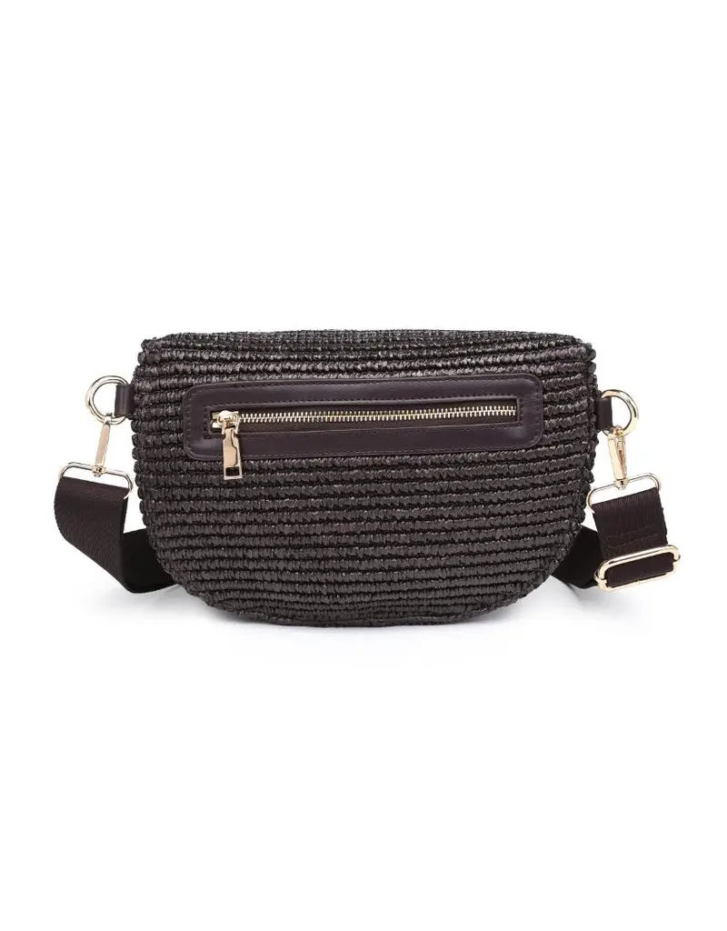 509 Broadway Large Checkered Belt Bag