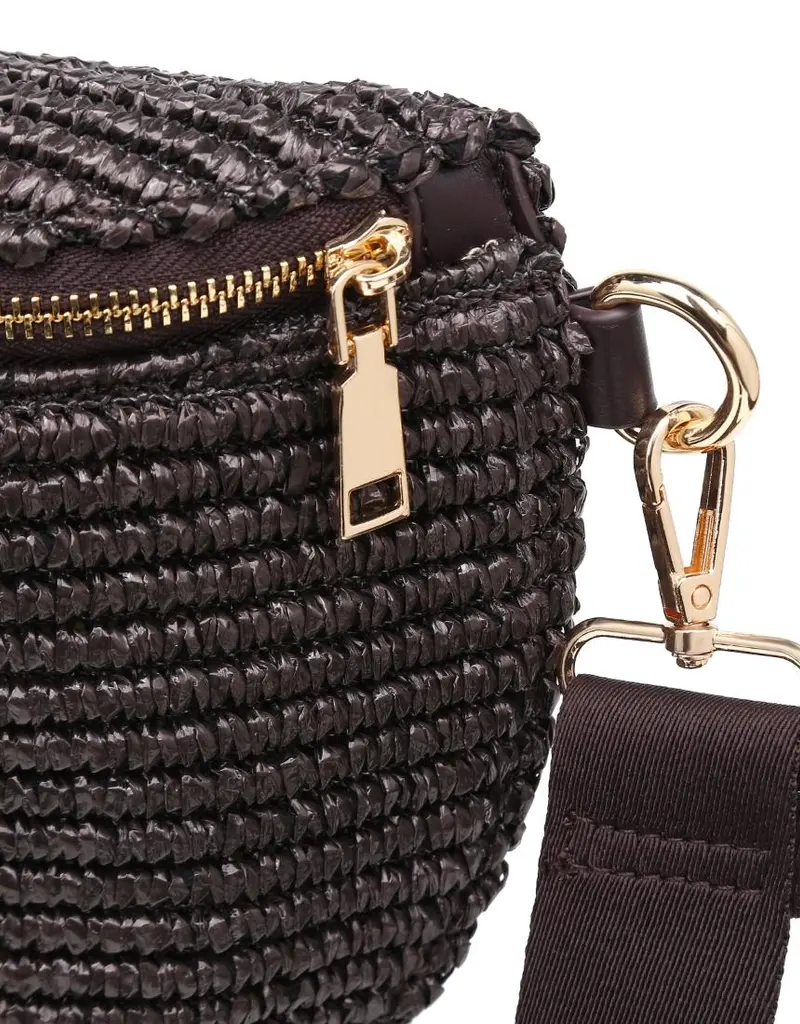 509 Broadway Large Checkered Belt Bag