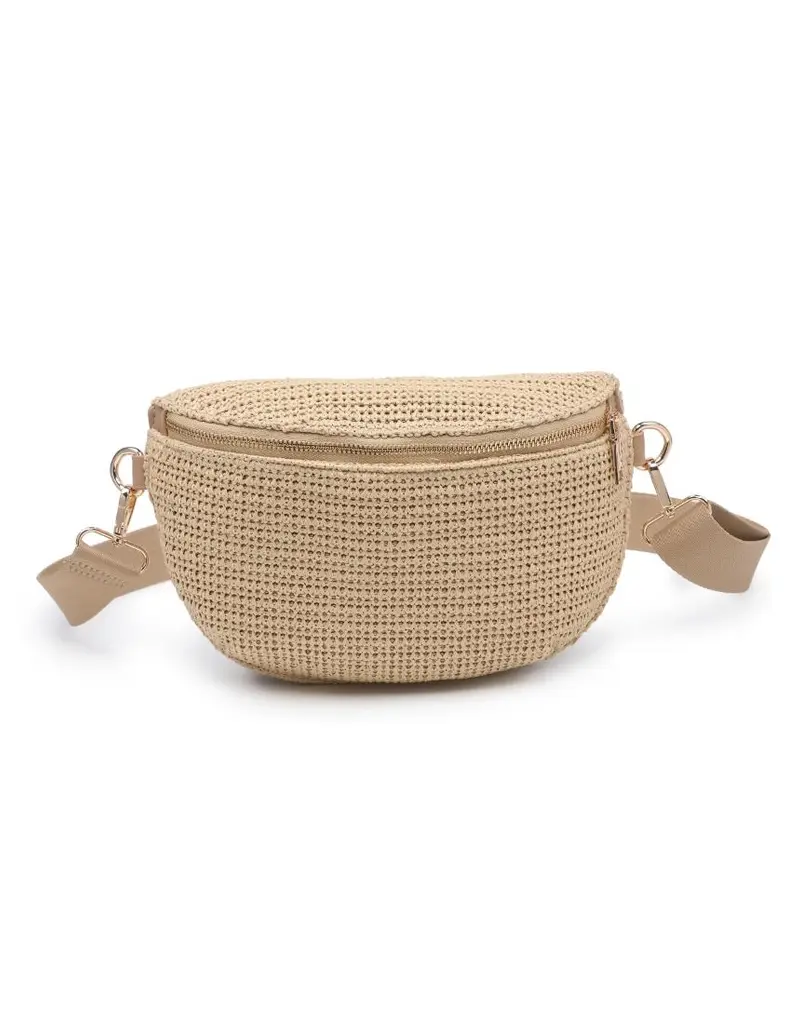 509 Broadway Large Checkered Belt Bag