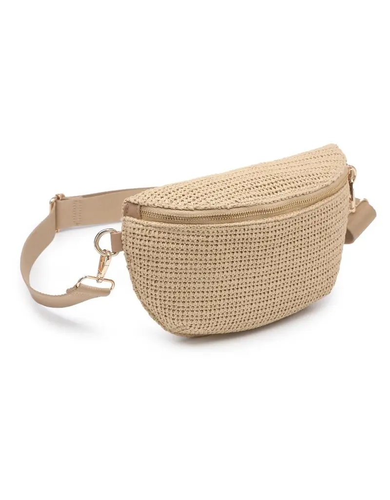 509 Broadway Large Checkered Belt Bag