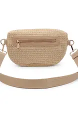 509 Broadway Large Checkered Belt Bag