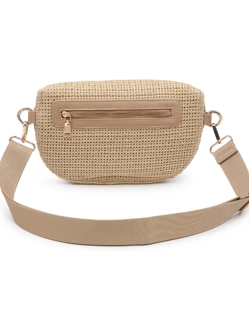 509 Broadway Large Checkered Belt Bag