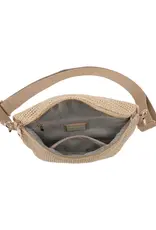 509 Broadway Large Checkered Belt Bag