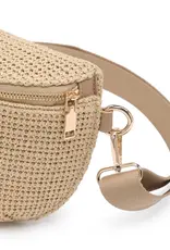 509 Broadway Large Checkered Belt Bag