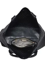 509 Broadway Solana Woven Leather Tote