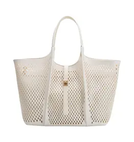509 Broadway Malia Laser Cut Leather Tote