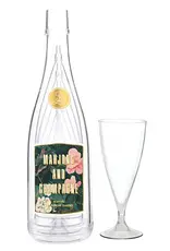 509 Broadway Acrylic Champagne Bottle +Glasses