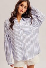 509 Broadway Directional Stripe Button Down