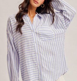 509 Broadway Directional Stripe Button Down