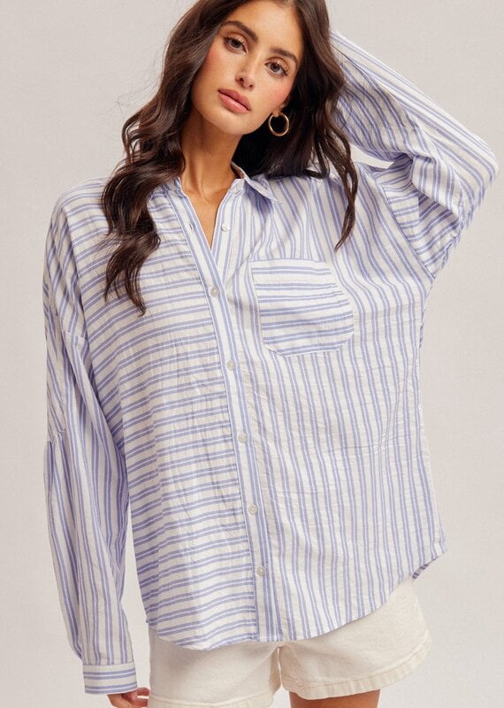 509 Broadway Directional Stripe Button Down