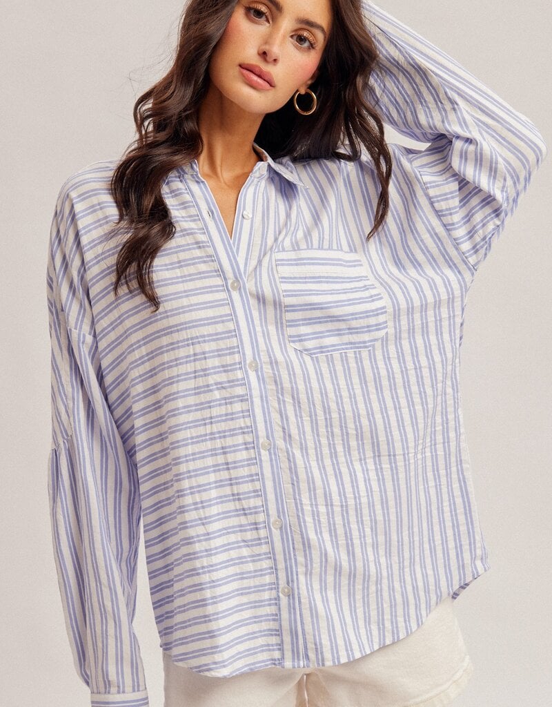 509 Broadway Directional Stripe Button Down