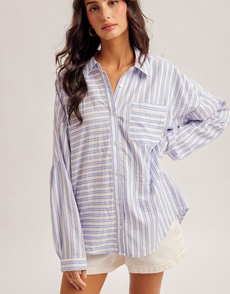 509 Broadway Directional Stripe Button Down