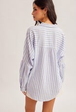 509 Broadway Directional Stripe Button Down