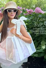 509 Broadway Case-Mate Ivory Pearl Bow Jelly Tote Bag