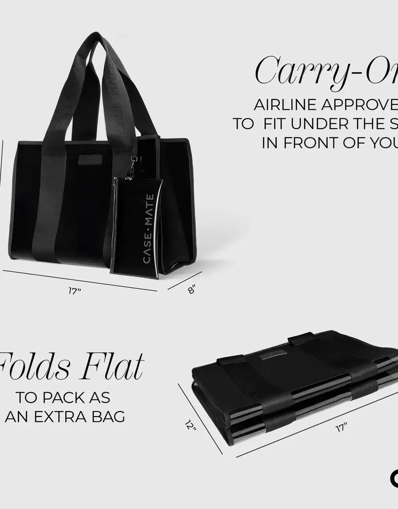 509 Broadway Case-Mate Midnight Black Jelly Tote Bag