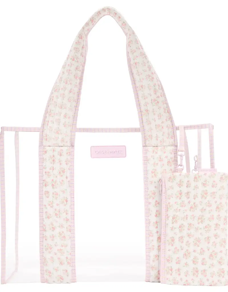 509 Broadway Case-Mate Quilted Ditsy Floral Jelly Tote Bag