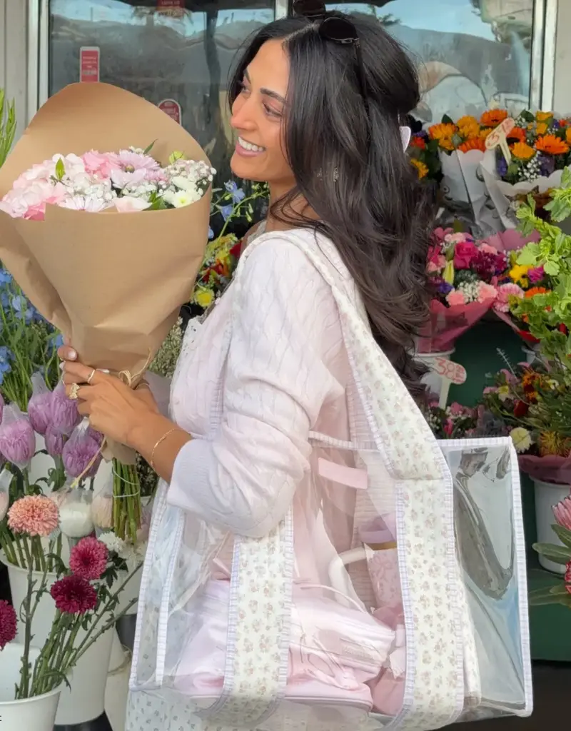 509 Broadway Case-Mate Quilted Ditsy Floral Jelly Tote Bag