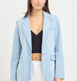 509 Broadway Denim Blazer