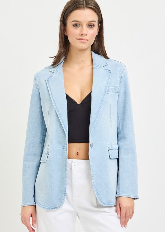 509 Broadway Denim Blazer