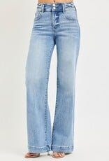 509 Broadway High Rise Wide Leg Bow Detail