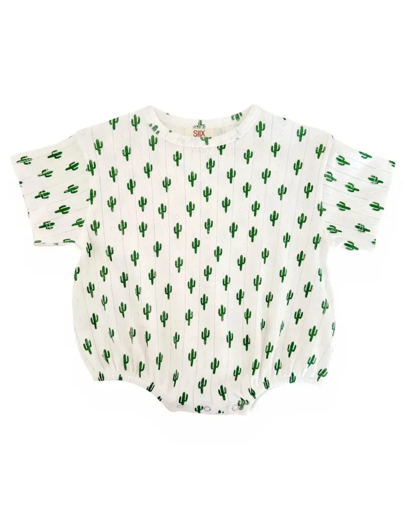 509 Broadway Cactus Organic Pointelle T-Shirt Bubble