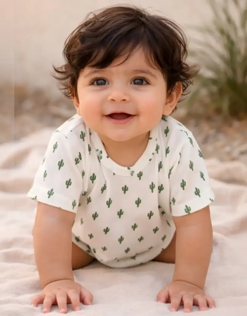 509 Broadway Cactus Organic Pointelle T-Shirt Bubble