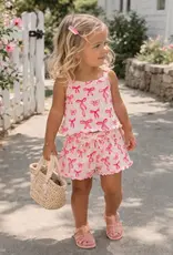 509 Broadway Bows Organic Pointelle Summer Set