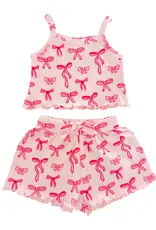 509 Broadway Bows Organic Pointelle Summer Set