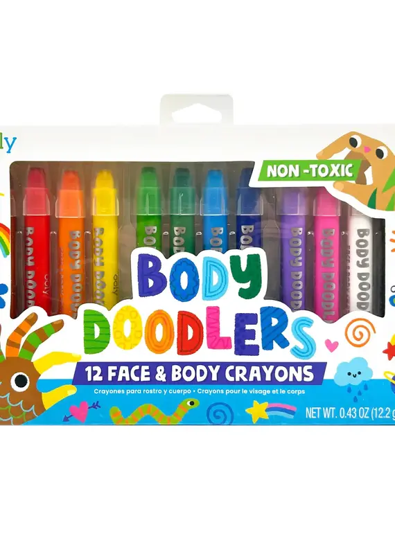 509 Broadway Body Doodlers: Face & Body Crayons