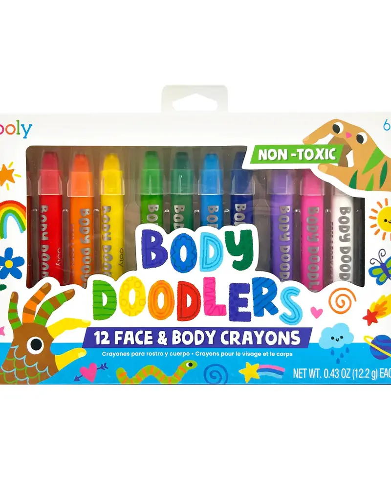 509 Broadway Body Doodlers: Face & Body Crayons