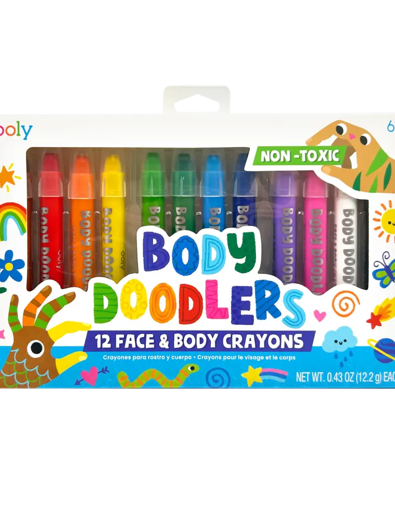 509 Broadway Body Doodlers: Face & Body Crayons