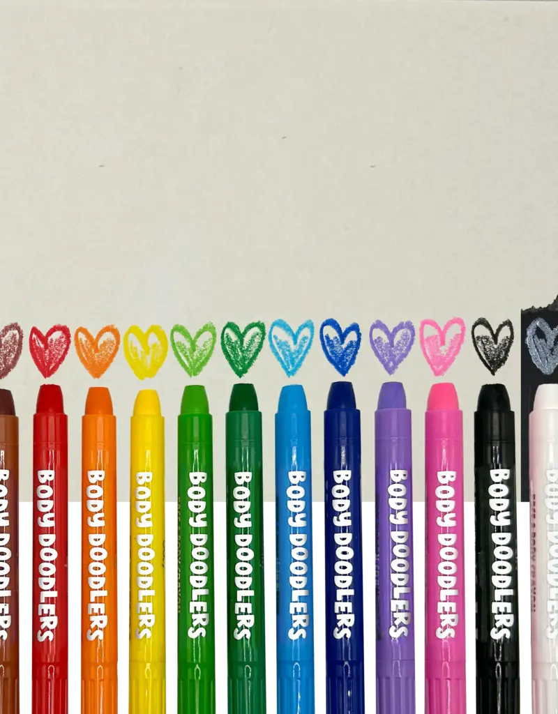 509 Broadway Body Doodlers: Face & Body Crayons