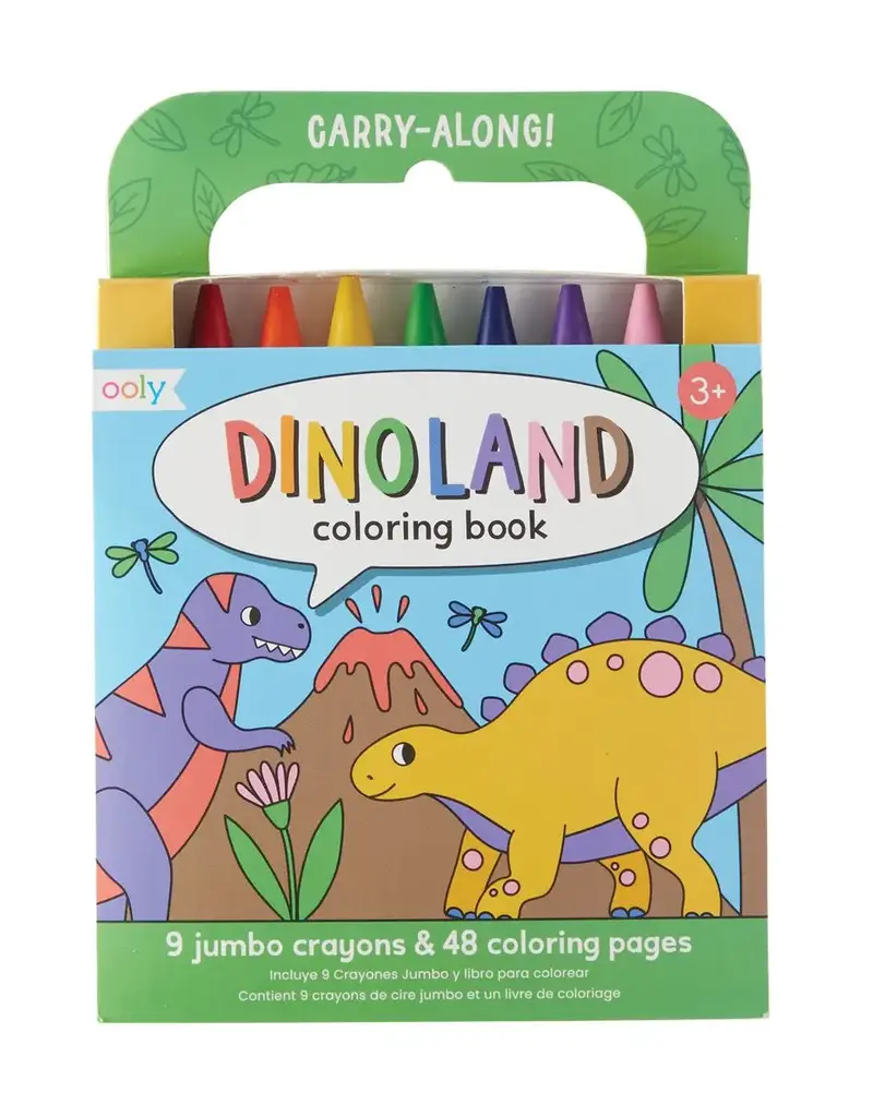 509 Broadway Carry-Along: Coloring Book Set - Dinoland