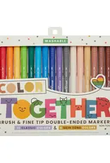 509 Broadway Color Together: Brush & Fine Tip Double-Ended Markers