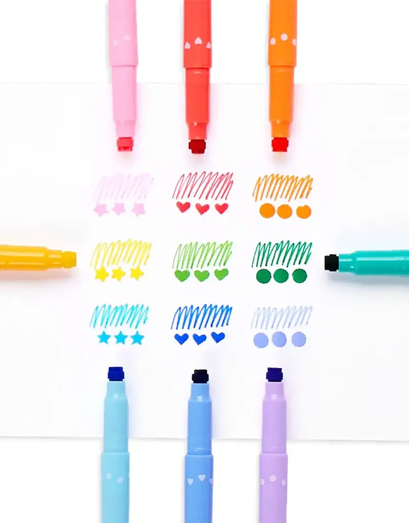 509 Broadway Confetti Stamp: Double-Ended Markers