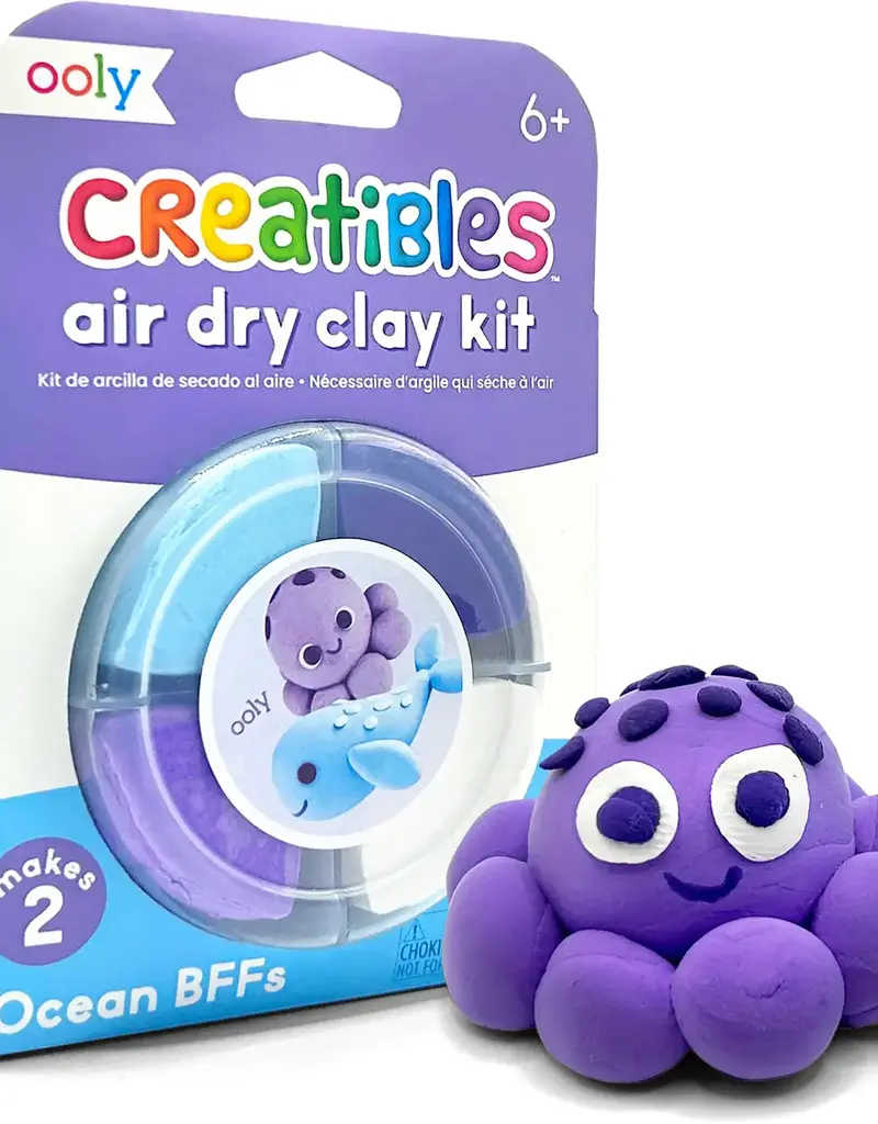 509 Broadway Creatibles: Air Dry Clay Bffs Kit - Ocean Pals