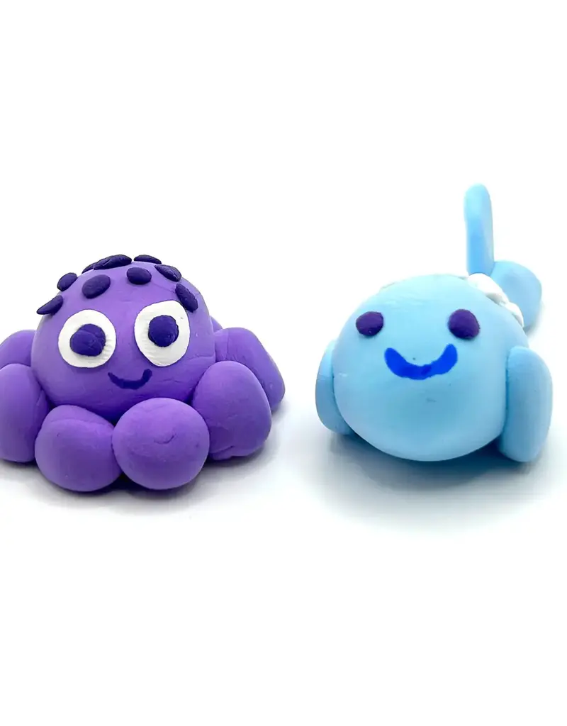 509 Broadway Creatibles: Air Dry Clay Bffs Kit - Ocean Pals