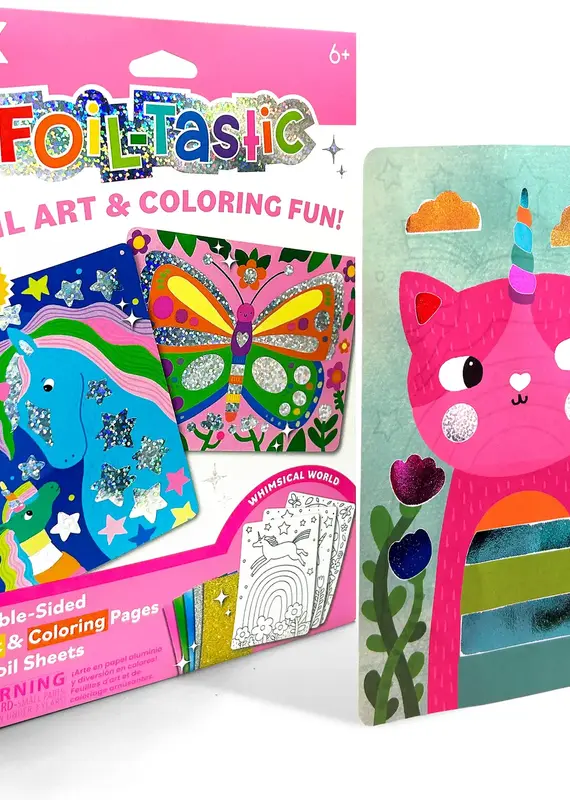 509 Broadway Foil-Tastic: Foil Art & Coloring Fun - Whimsical